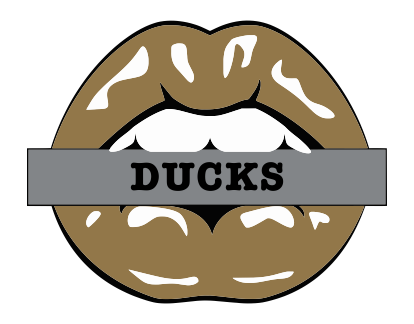 Anaheim Ducks Lips Logo iron on paper